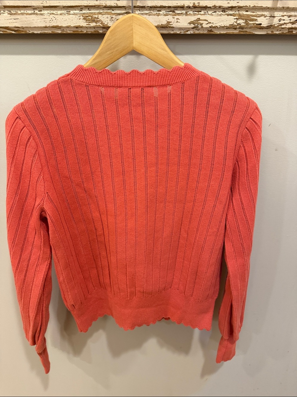 Kate Spade Pointelle Ribbed Sweater Size Small - Picture 6 of 9